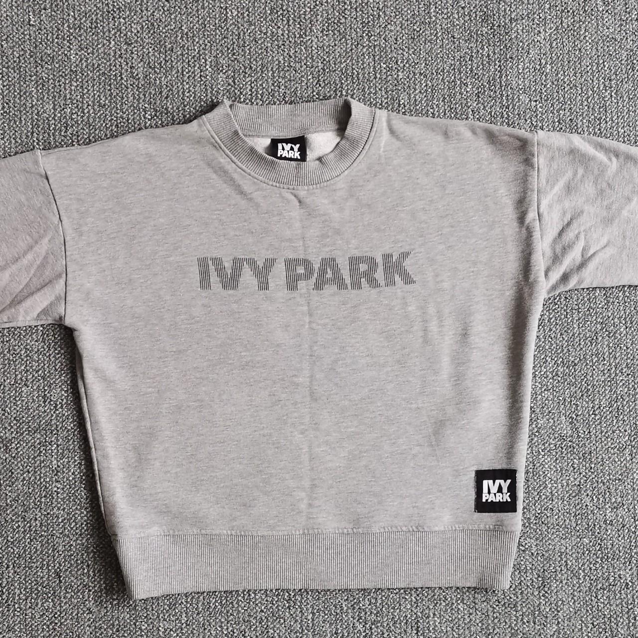 Ivy Park grey sweatshirt/jumper xs Only worn to try... - Depop