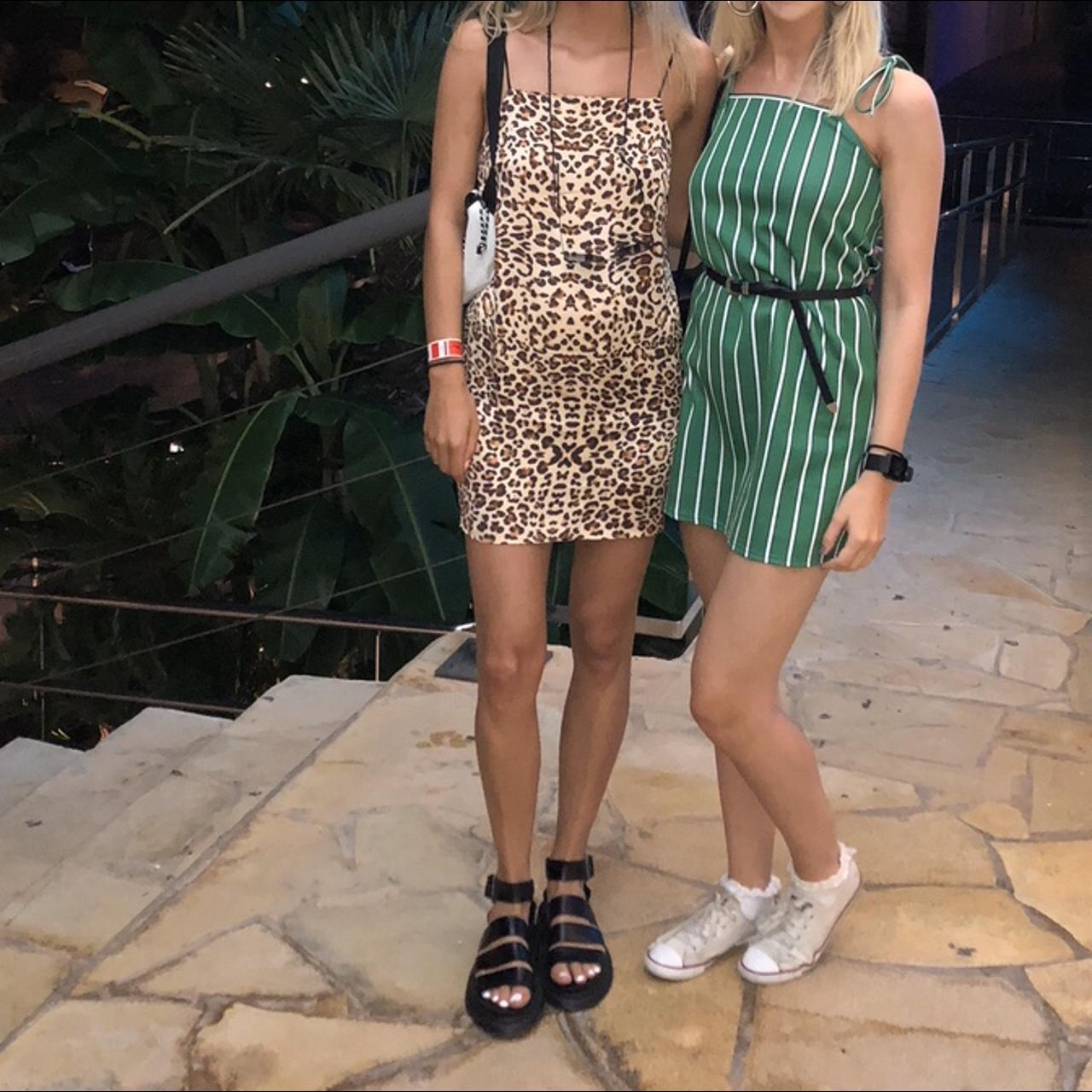 Topshop petite leopard print dress hotsell