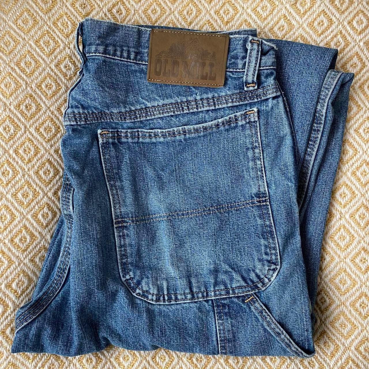 Old mill jeans Well worn in and distressed jeans... - Depop