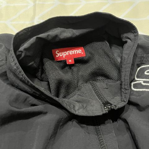 Supreme Split Track Jacket in black. from SS'17.... - Depop