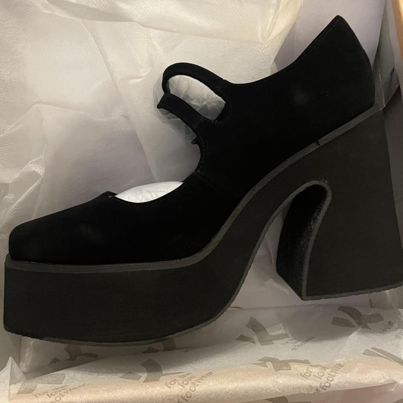 KOI Footwear Zuri chunky black heels 💕 Never worn... - Depop