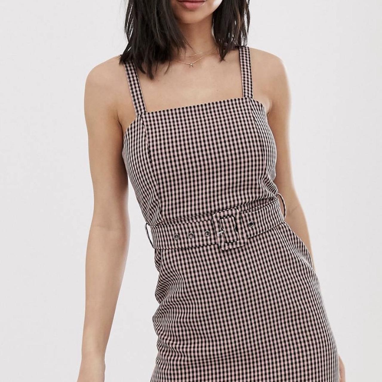 Pull and bear deals gingham dress