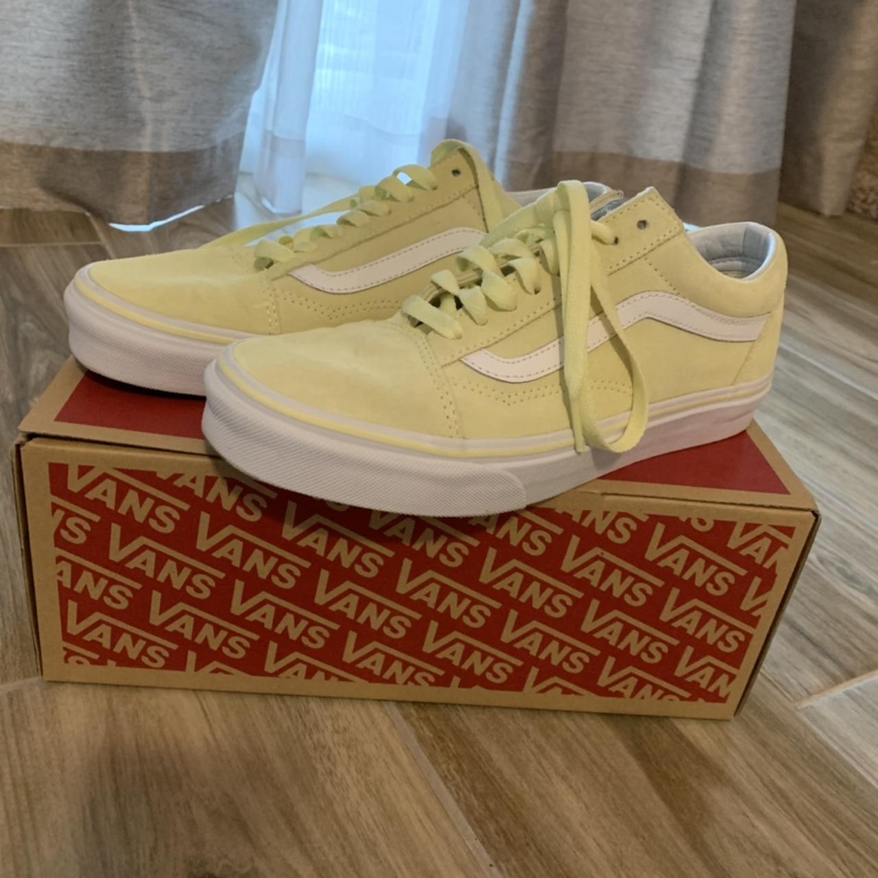 Pale store yellow vans