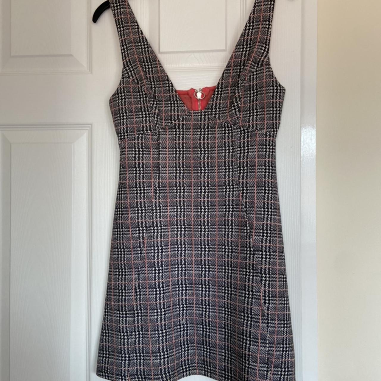 Tartan pinafore hotsell dress topshop