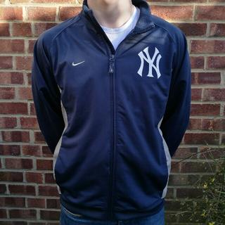 Supreme x New York Yankees Track Jacket Navy