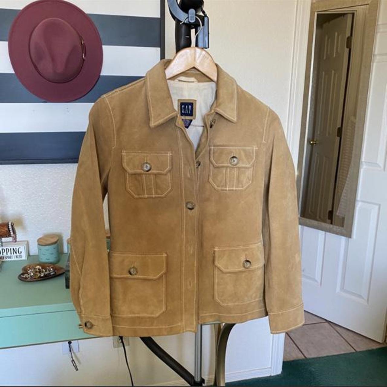 gap suede shirt jacket