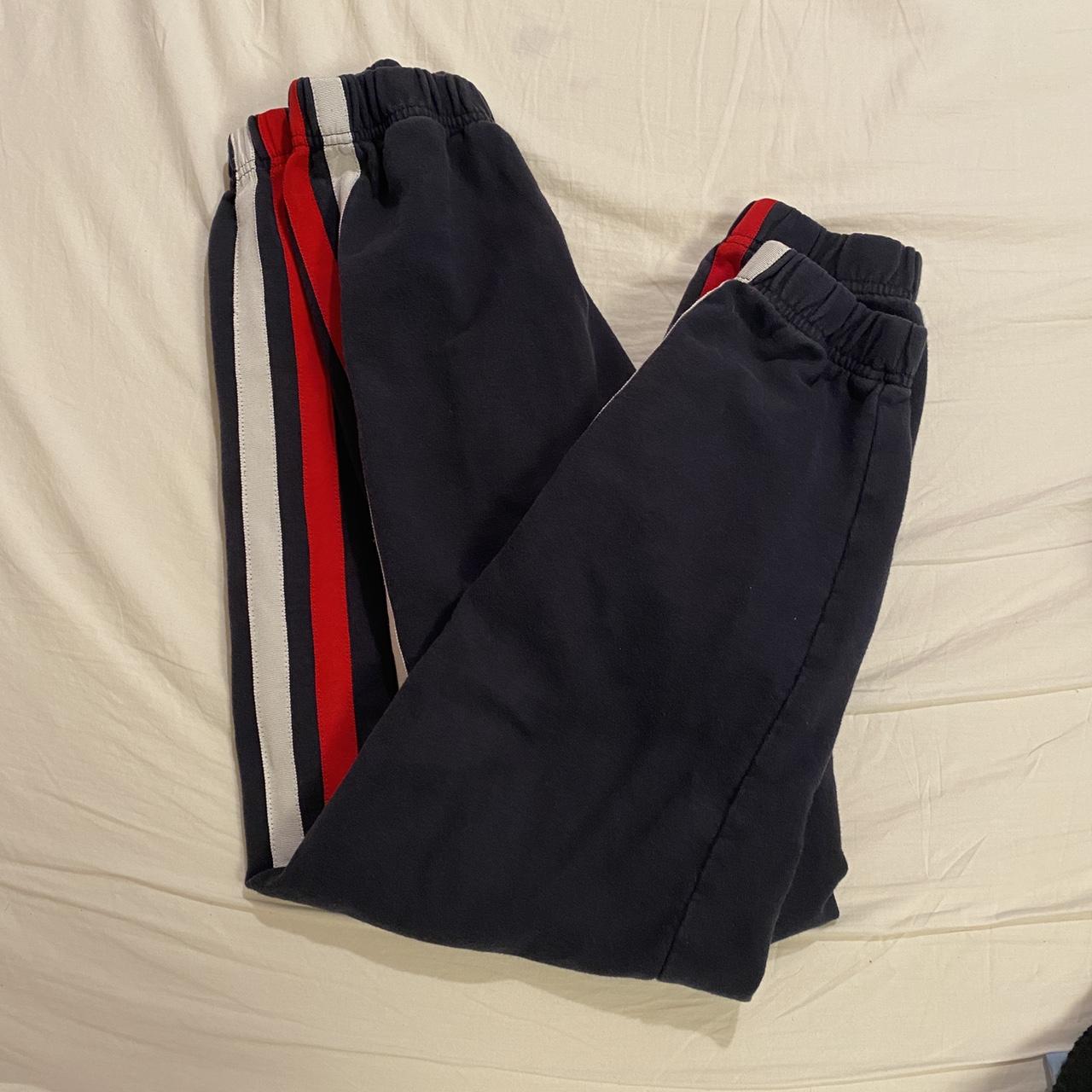 Brandy Melville, Jackets & Coats, Brandy Melville Jacket With  Navywhitered Stripes Onesize