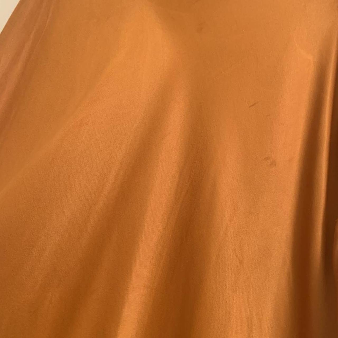 H&M Women's Orange and Gold Skirt Depop