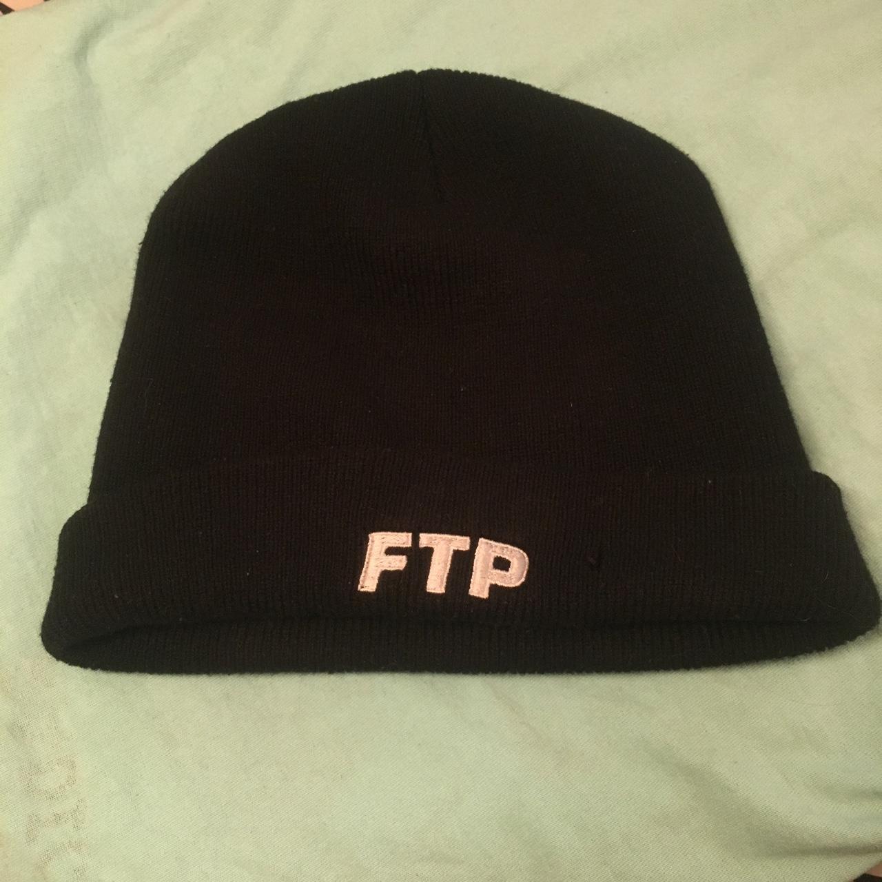 FTP ALL OVER LOGO BEANIE BLACK store 2023 FUCKTHEPOPULATION *never worn*