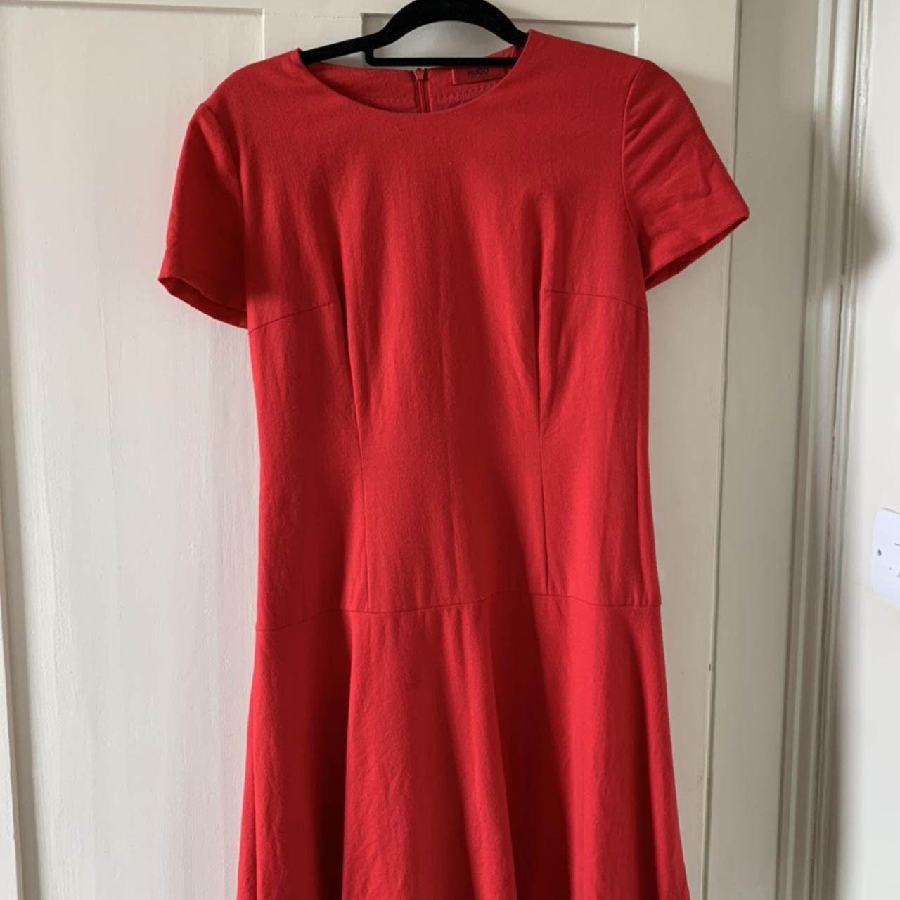 Hugo boss on sale red dress