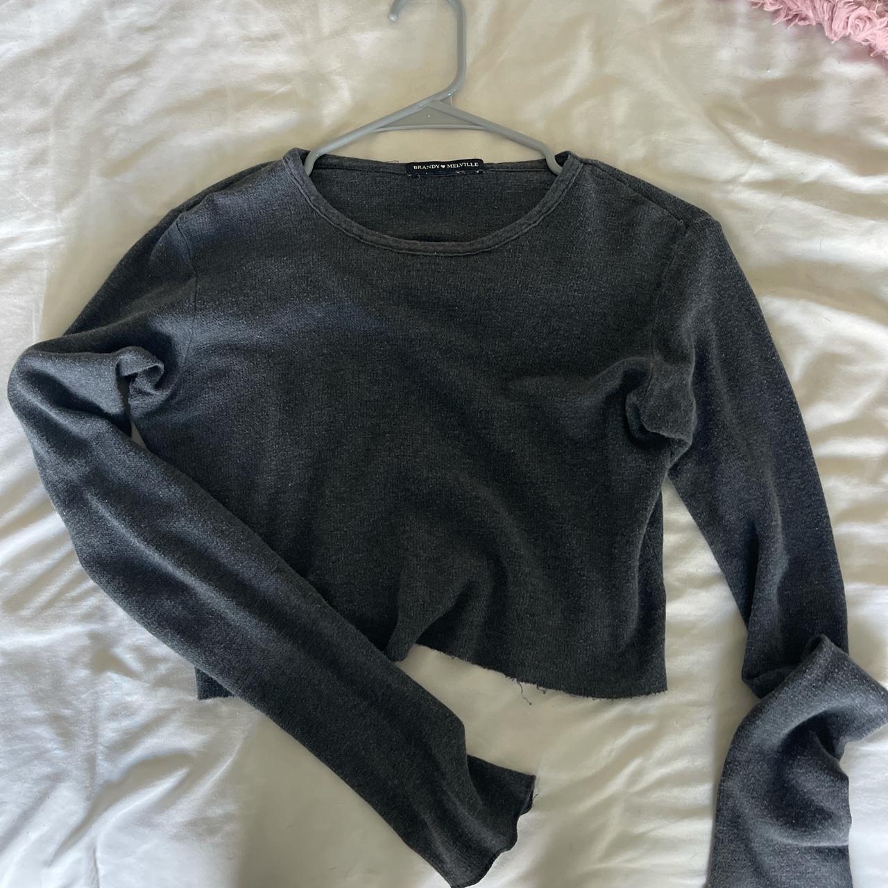 Brandy Melville Women's Grey | Depop