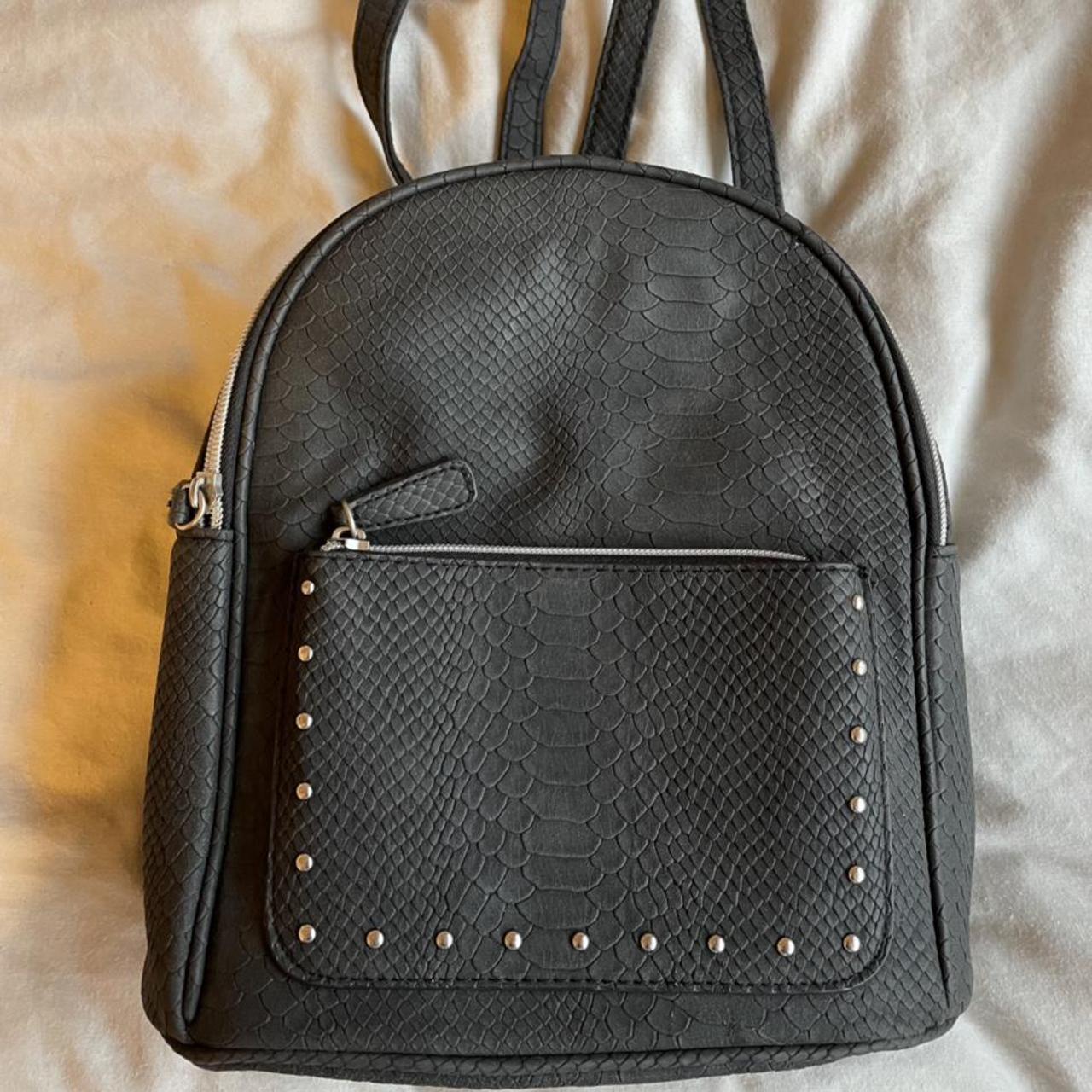 primark black backpack