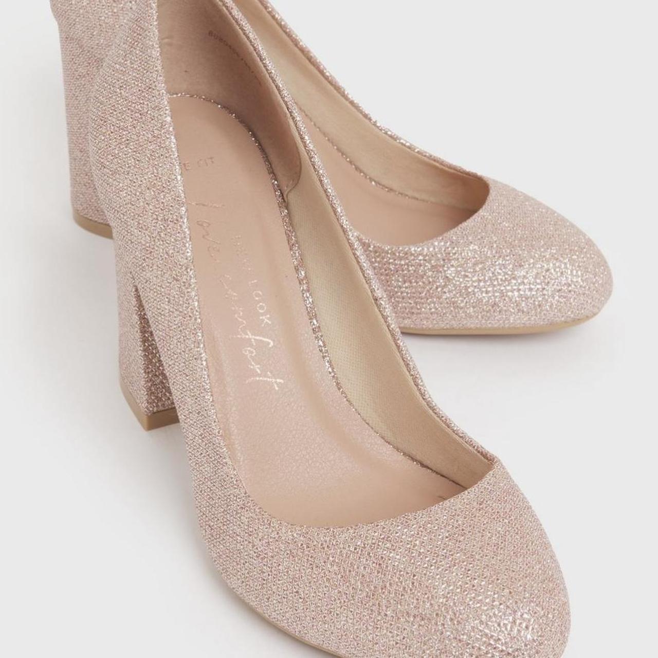 Rose gold outlet heels 2 inch