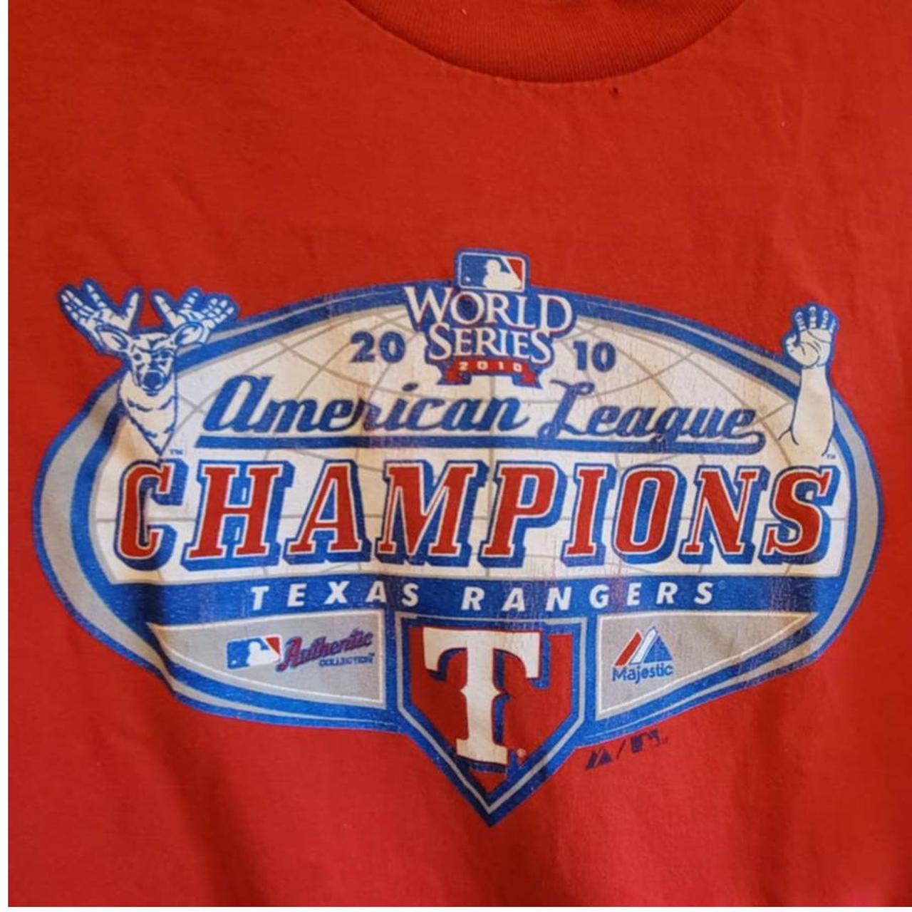 Nike, Shirts, Texas Rangers World Series 20 Tshirt Claw And Antlers