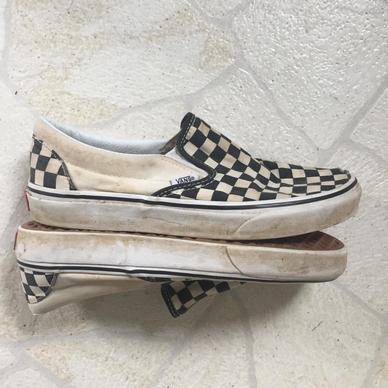 depop payments preferred ✨ custom checkered vans - Depop