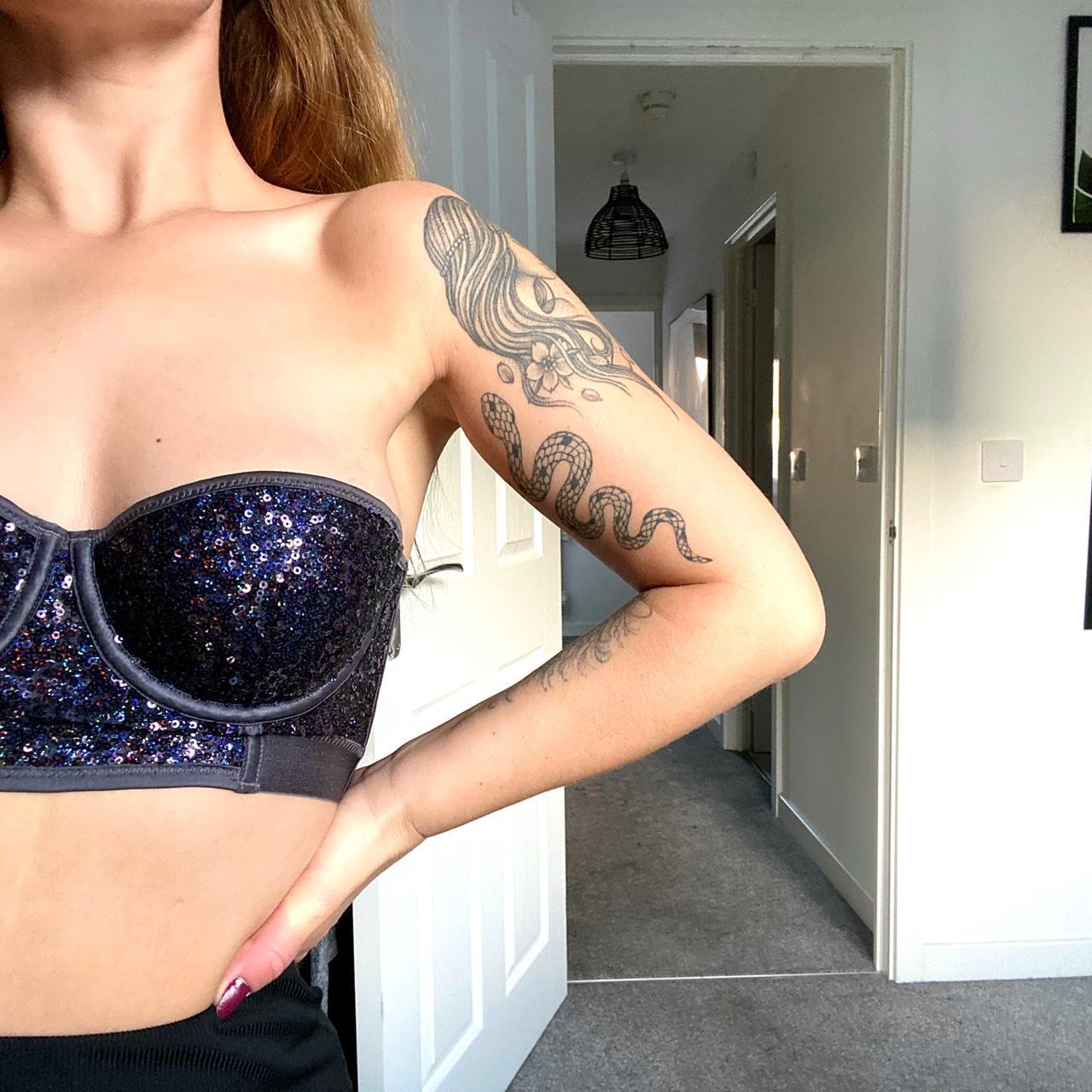 ♡ Gilly Hicks bralette crop top with lace back ♡ - Depop