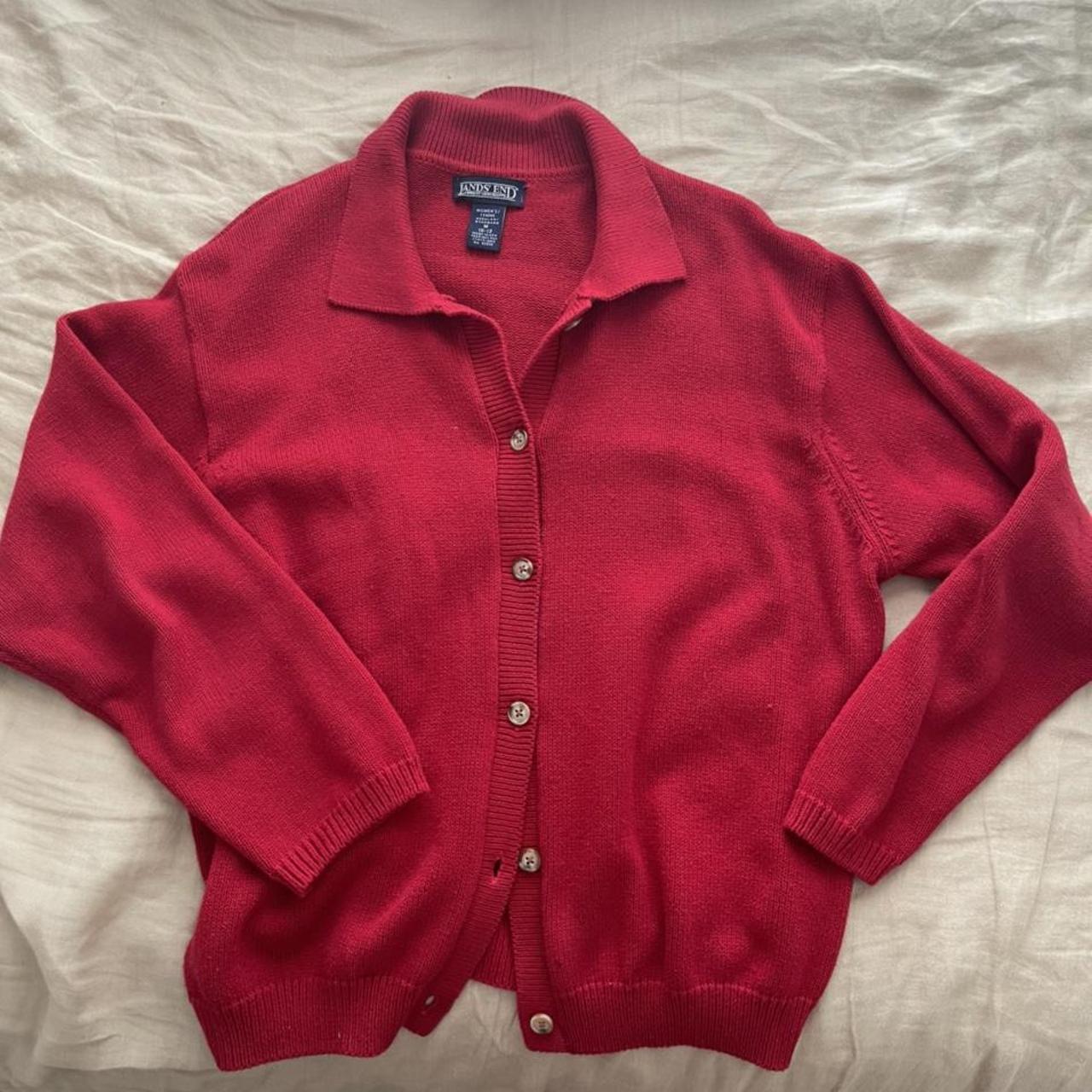 Lands' End Women's Cardigan Depop