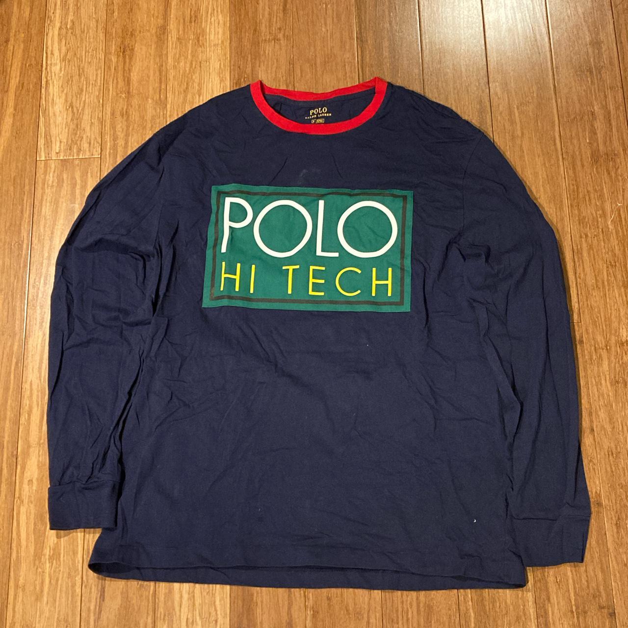 Polo Hi Tech LS Tee. Only flaw captured in photos... - Depop