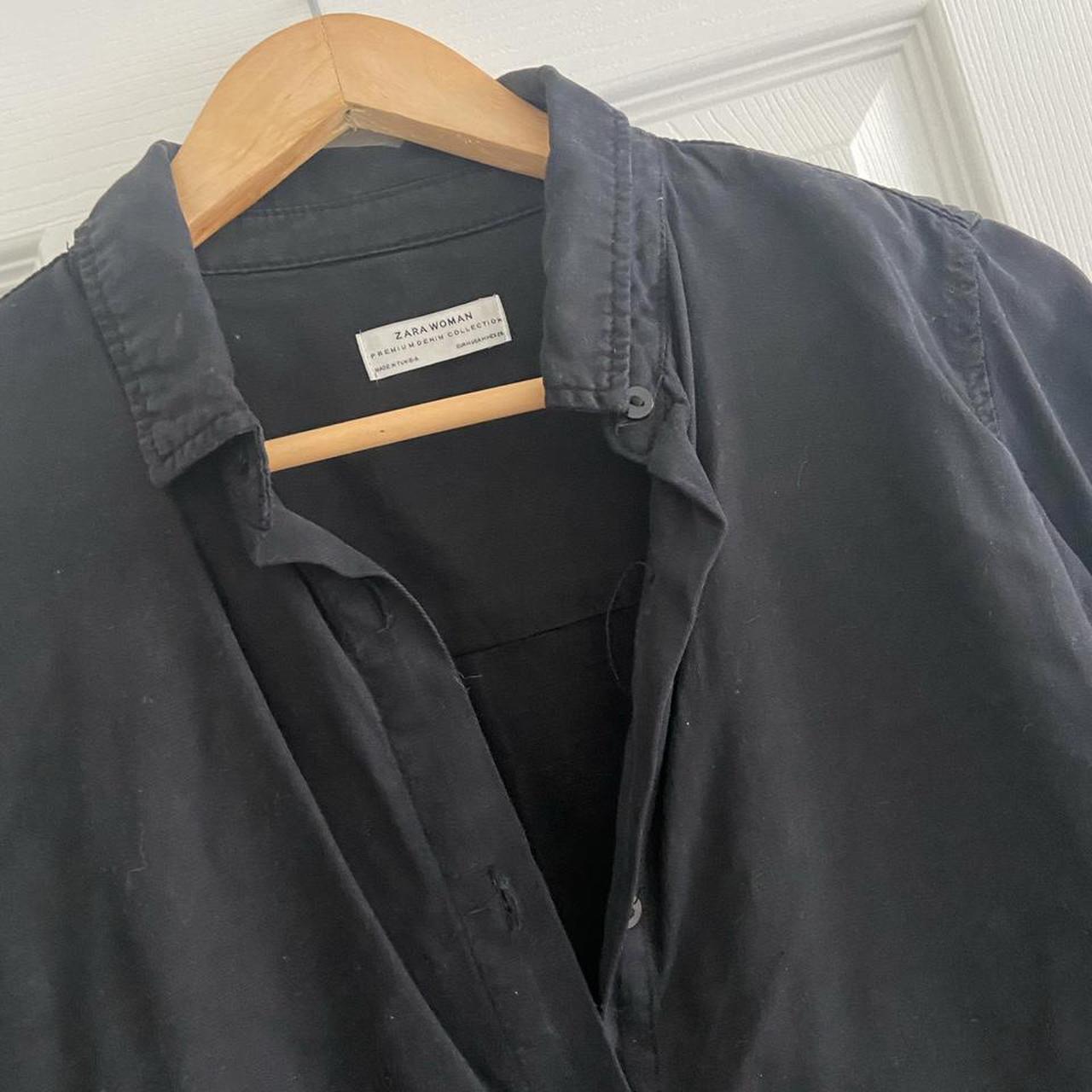 Zara Woman black shirt dress size M. Great... - Depop