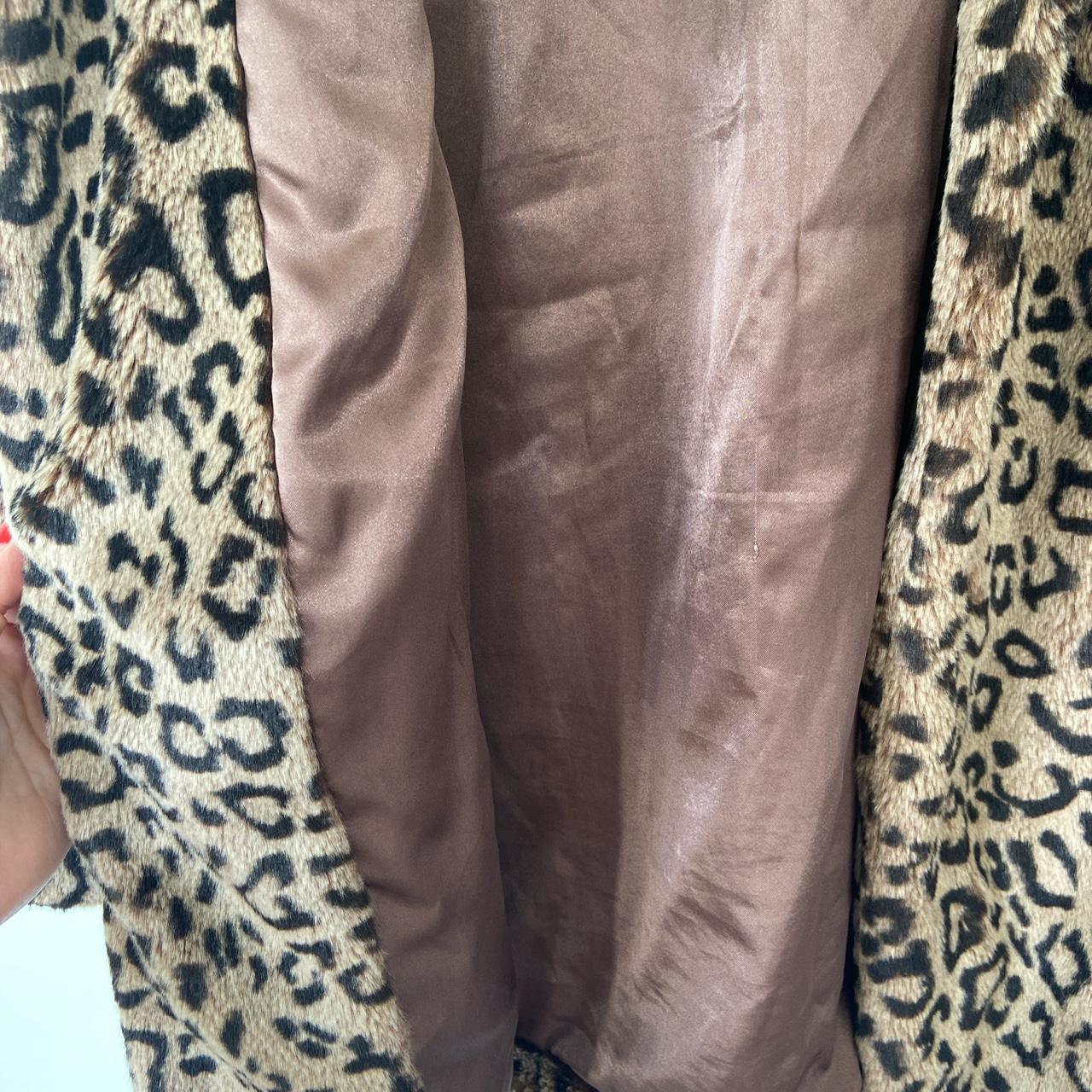 Miss selfridge hotsell leopard coat