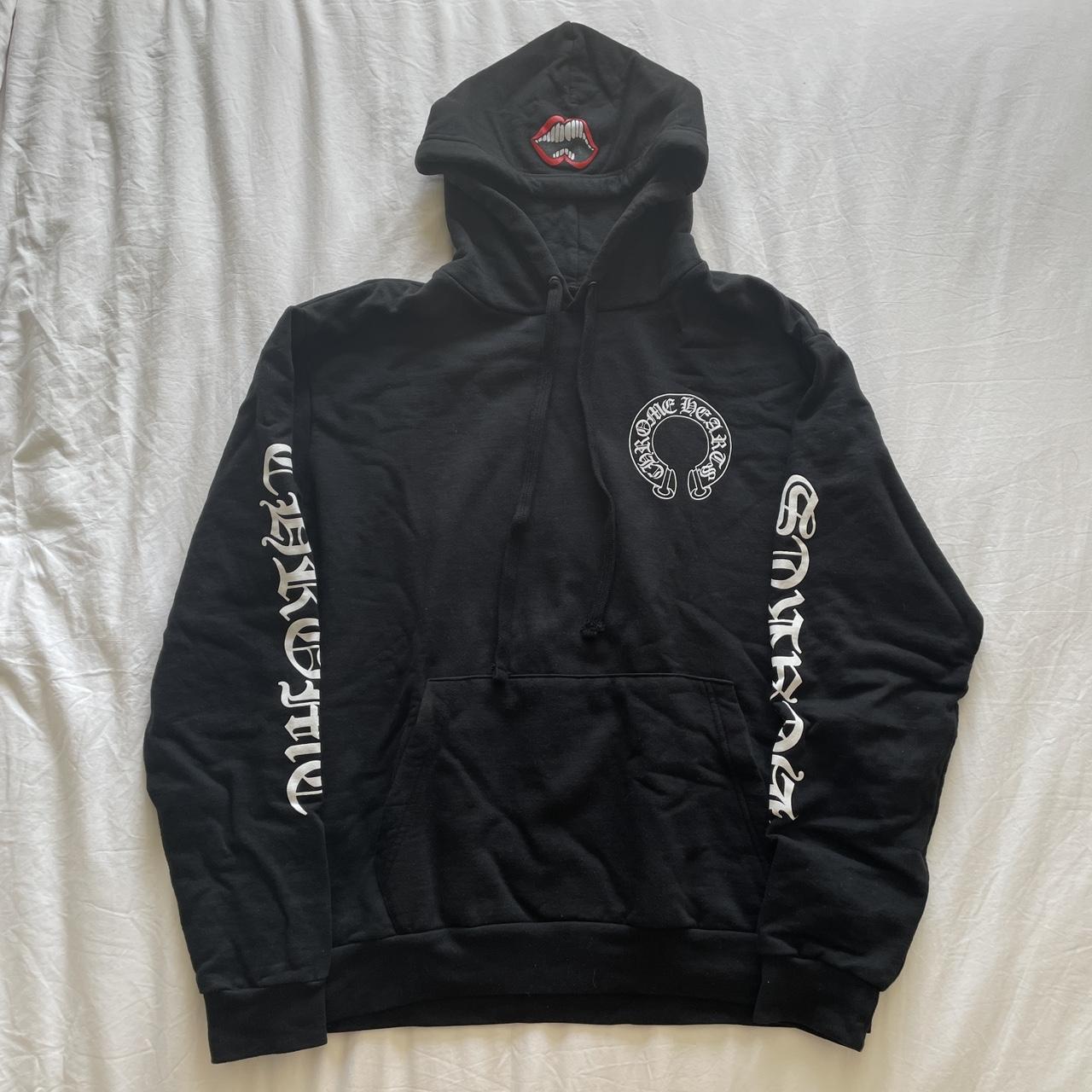 chrome hearts - matty boy chomper hoodie chrome | Depop