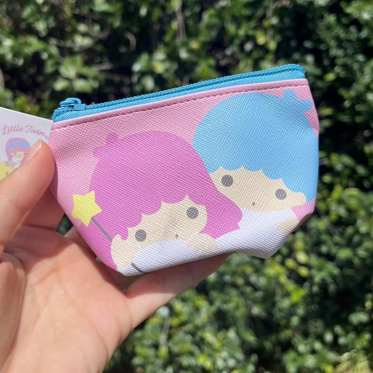 little twin stars fabric pouch! brand new with tags,... - Depop