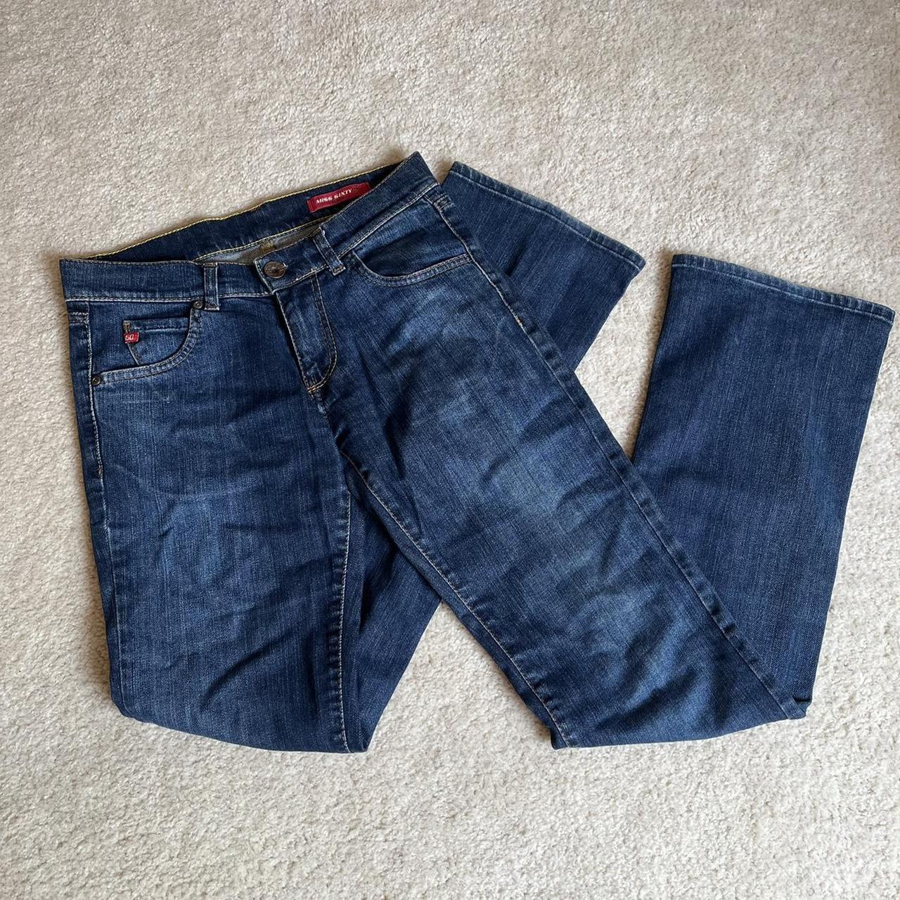 miss sixty denim low rise jeans! gently worn and in... - Depop
