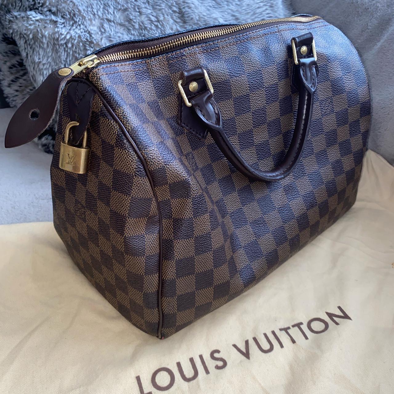 Authentic Speedy 30 Louis Vuitton bag in damier - Depop