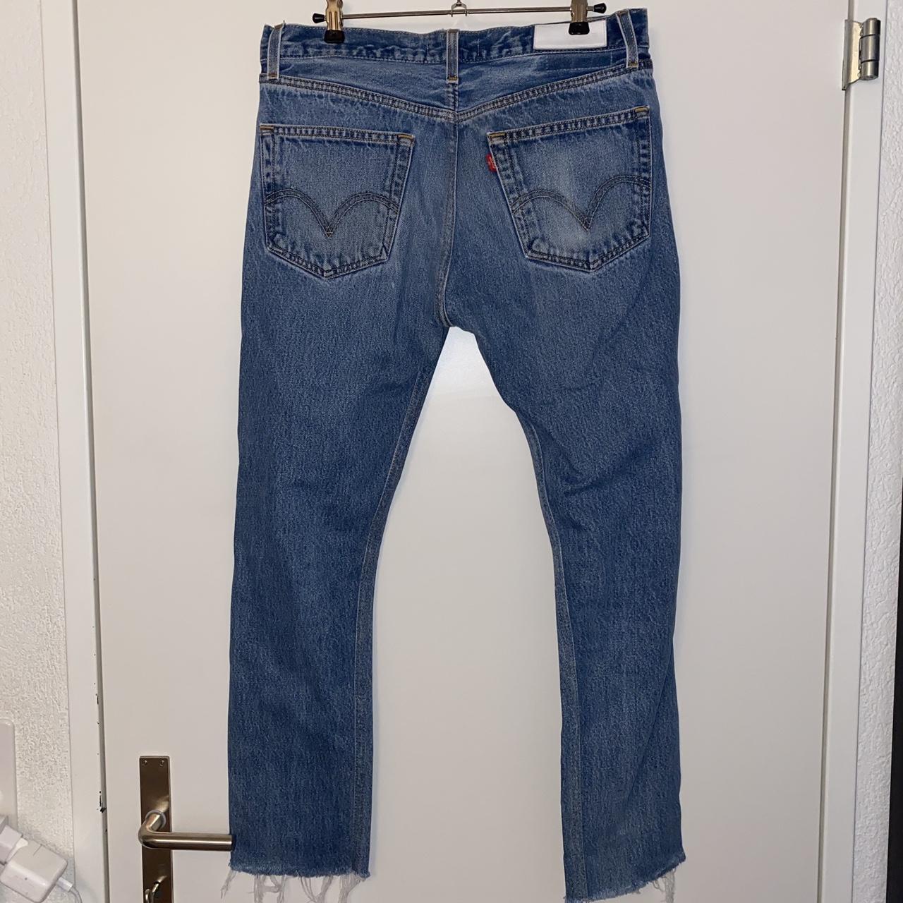 Levis X Re/Done (1 of 1) handmade ️ Size: 27 Cond.... - Depop