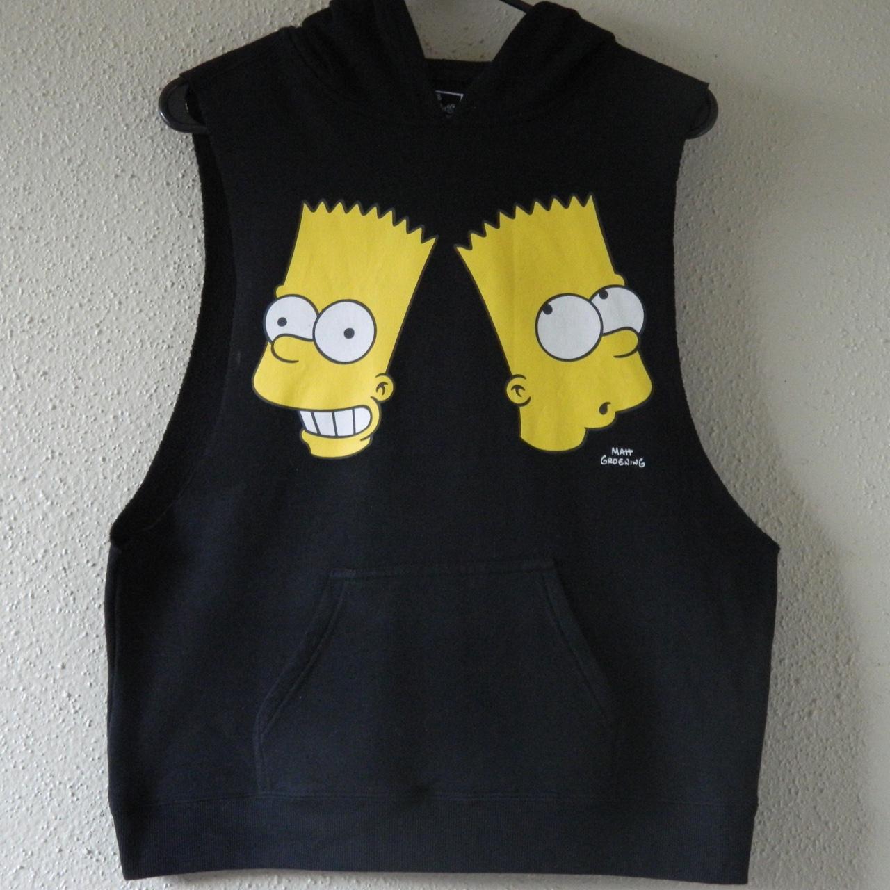 Dope ass Bart Simpson sleeveless hoodie🌹SOOO... - Depop