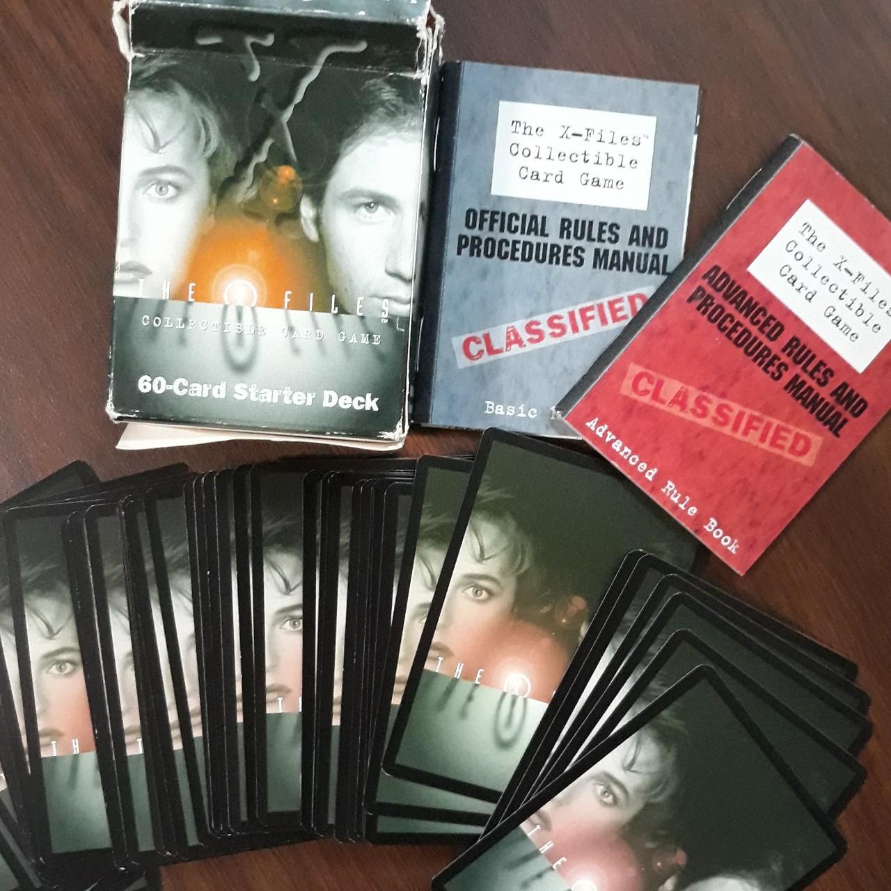 1996 The XFiles Collectible Card Game starter pack!... Depop