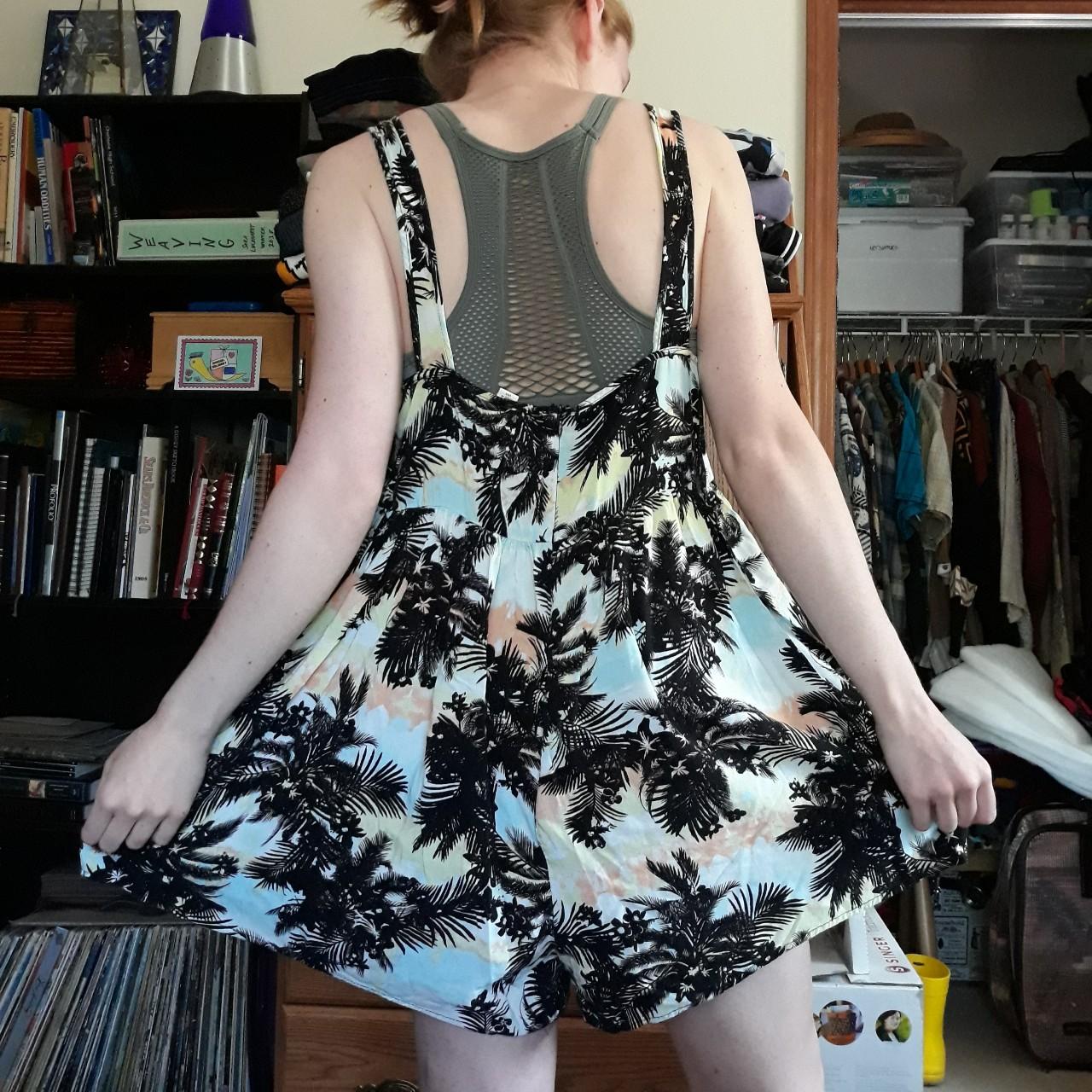 Tropical palm trees romper from brand S.O.Rad (from... Depop