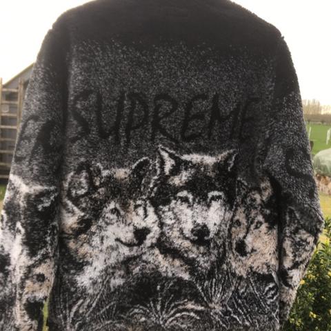 Supreme wolf fleece Brand new Size M Only took out... - Depop
