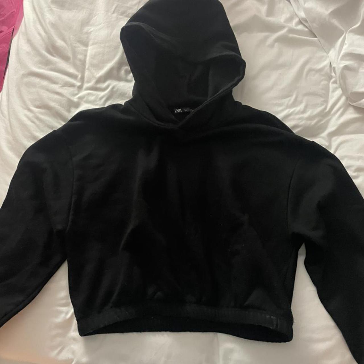 Bust crop hoodie zara Clearance