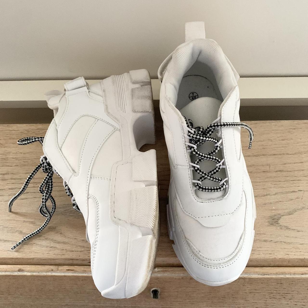 asos white chunky trainers