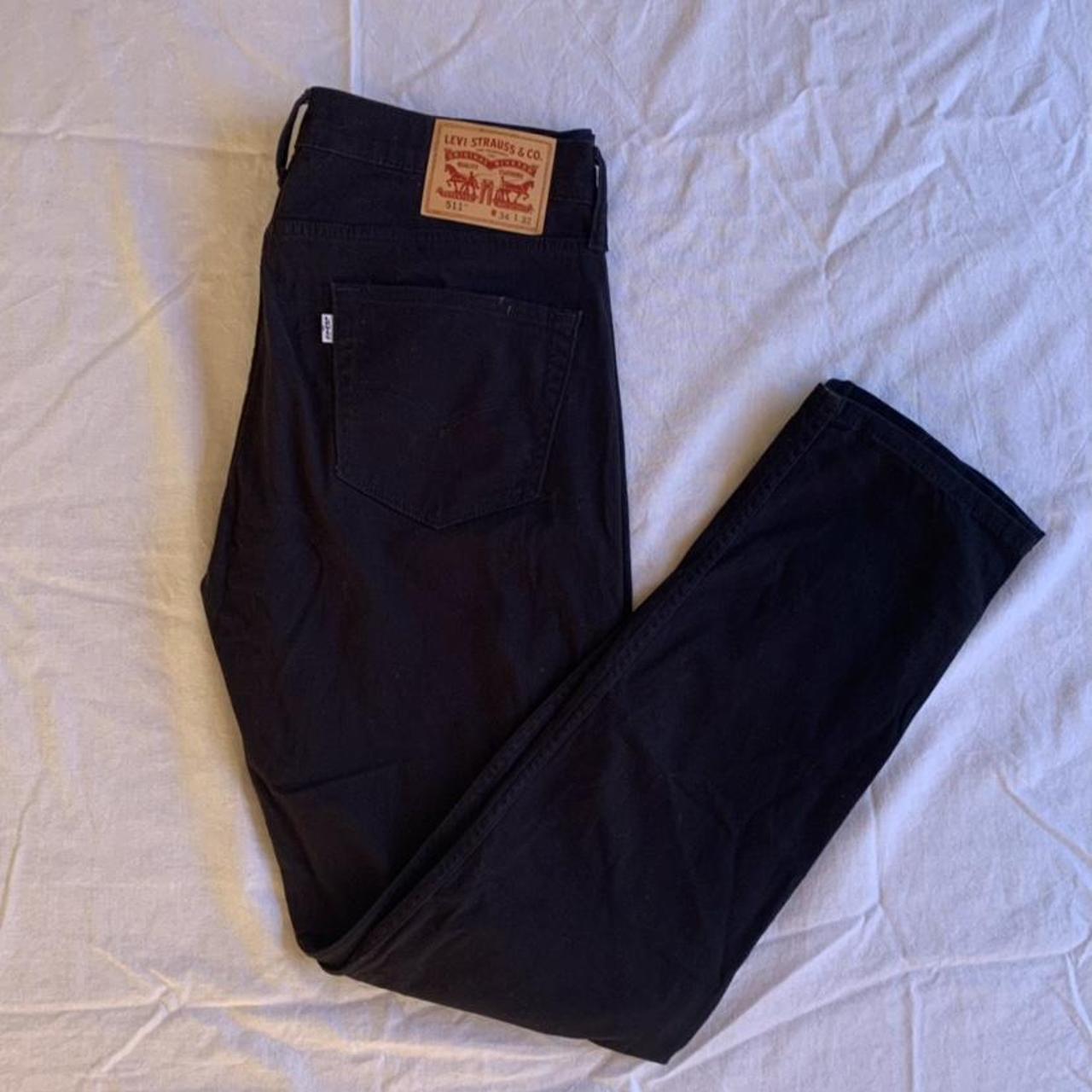 Vintage Black Levi’s 511 jeans In perfect... - Depop