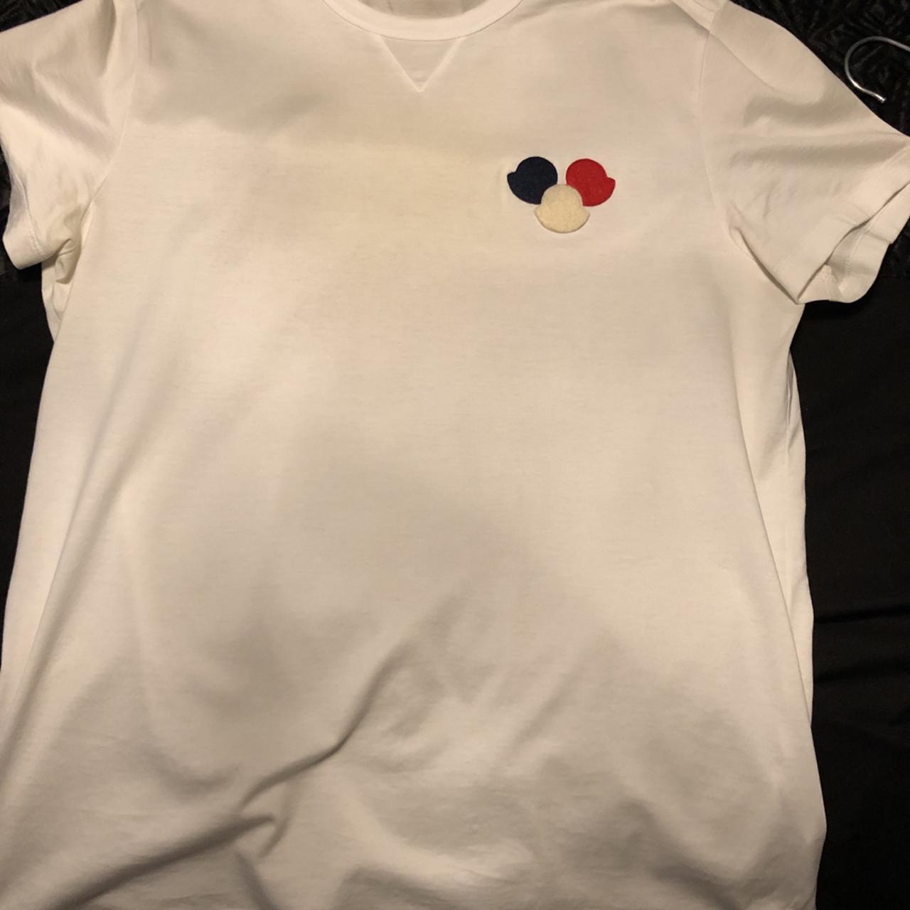 moncler tri colour t shirt