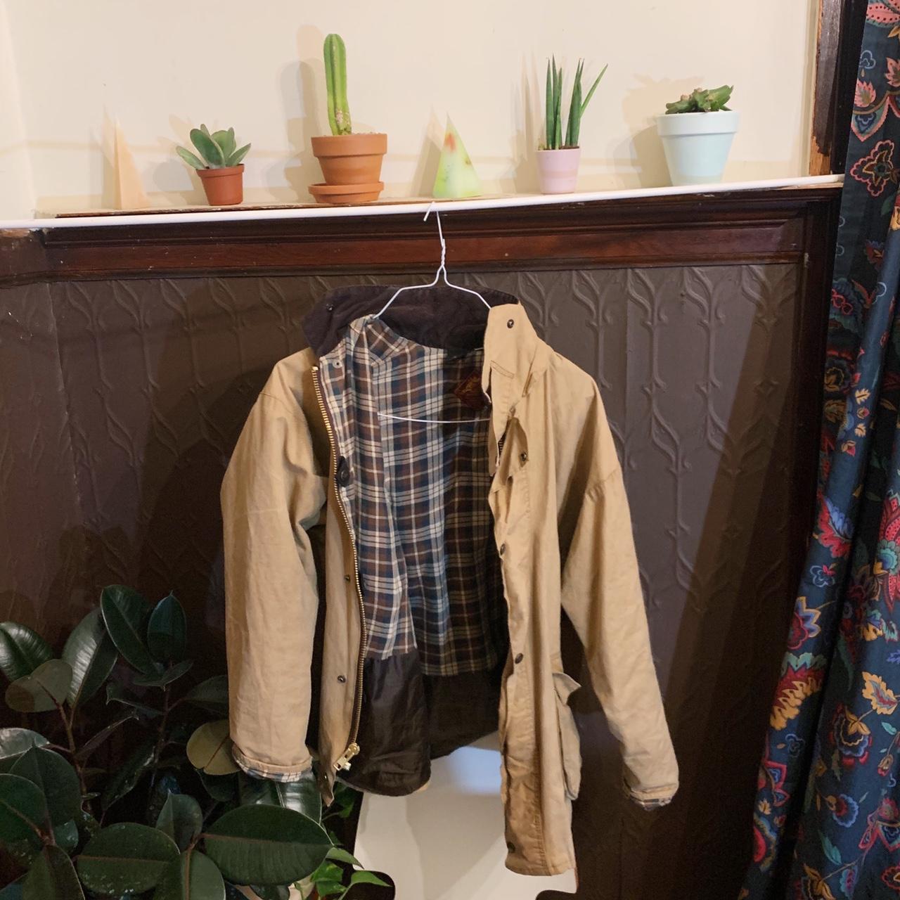 Original Royal Spencer Wax Plaid Jacket Coat