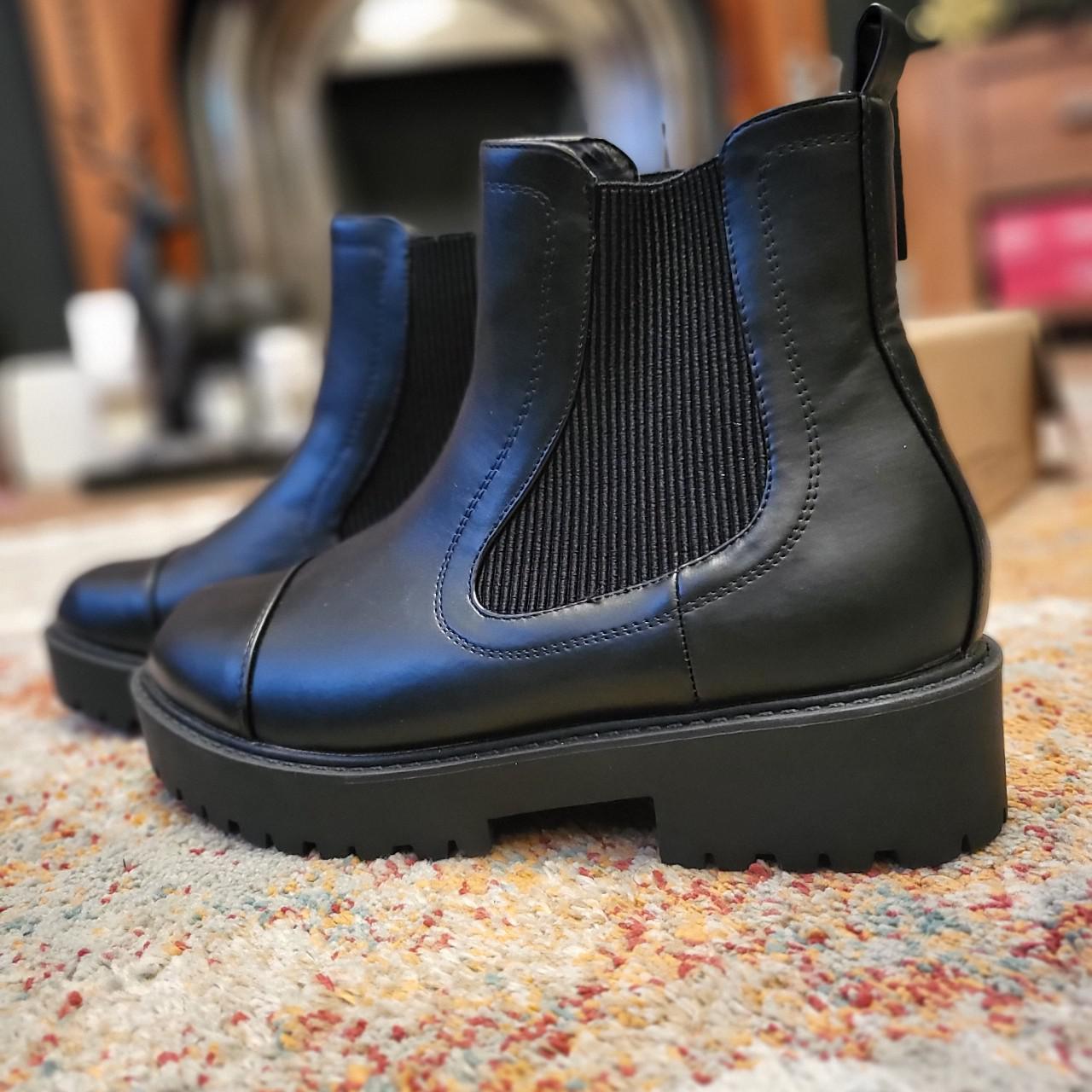Boohoo High Ankle Chelsea Boots Buy Boohoo Chunky Wave Sole