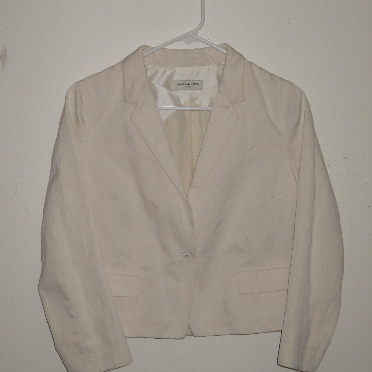 Dries Van Noten Women's White Jacket (2)