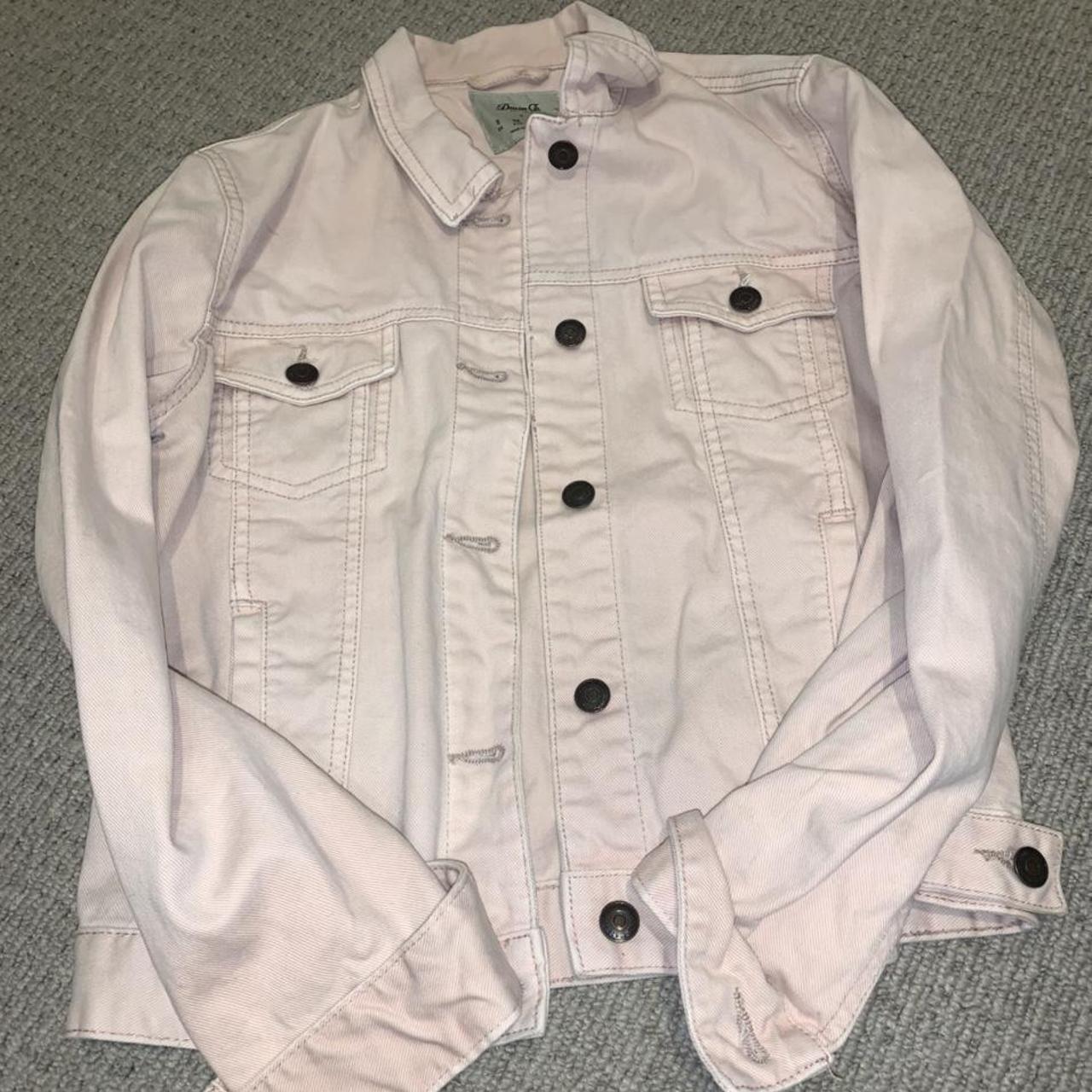 pink denim jacket primark