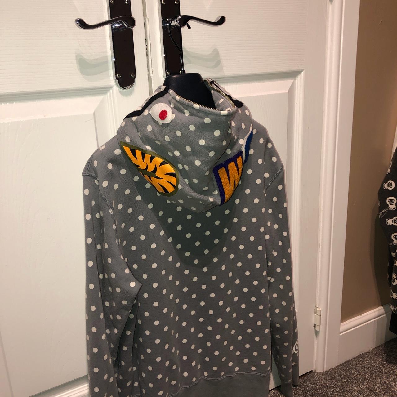 Polka dot bape outlet hoodie