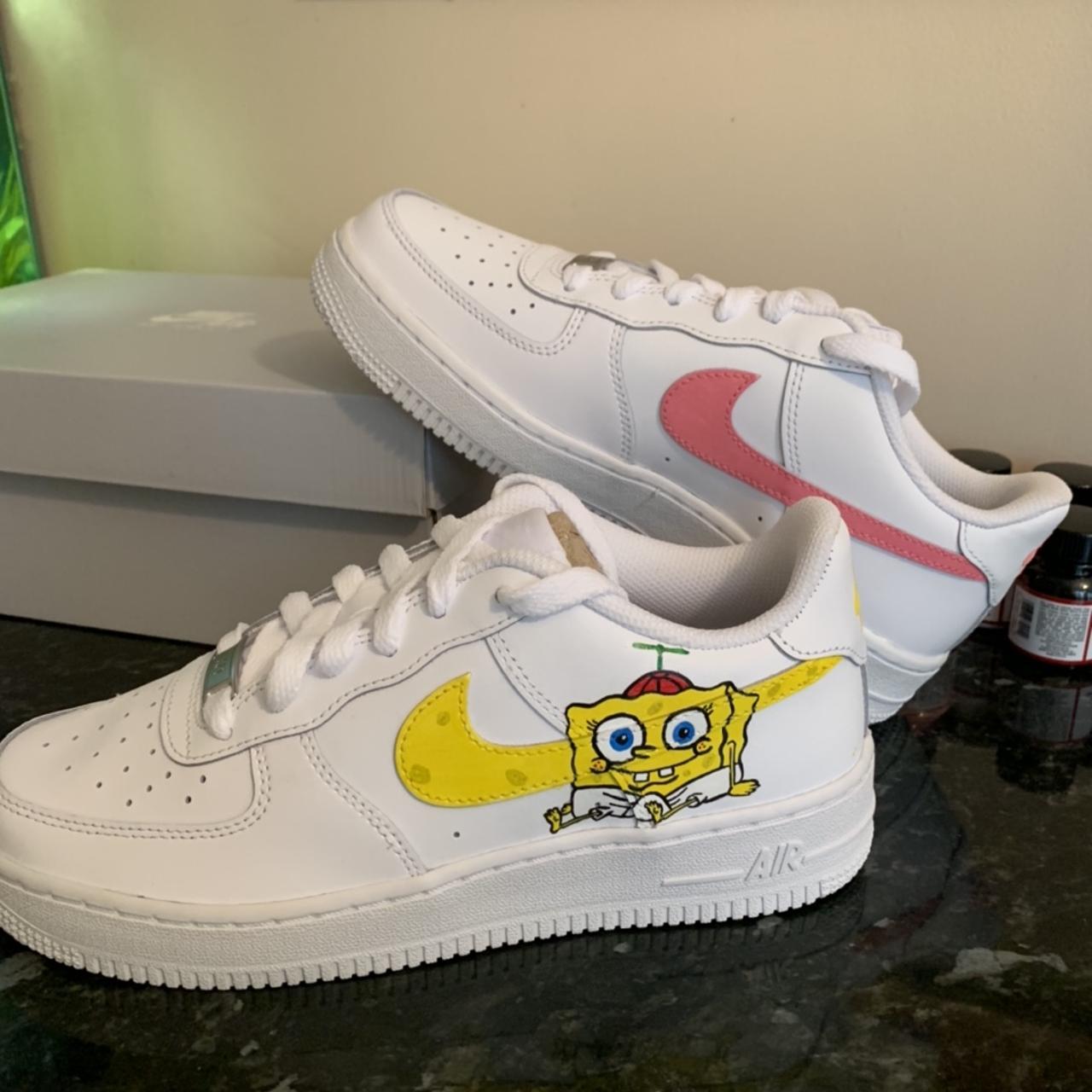 SpongeBob SquarePants Nike Air Force Ones – B Street Shoes