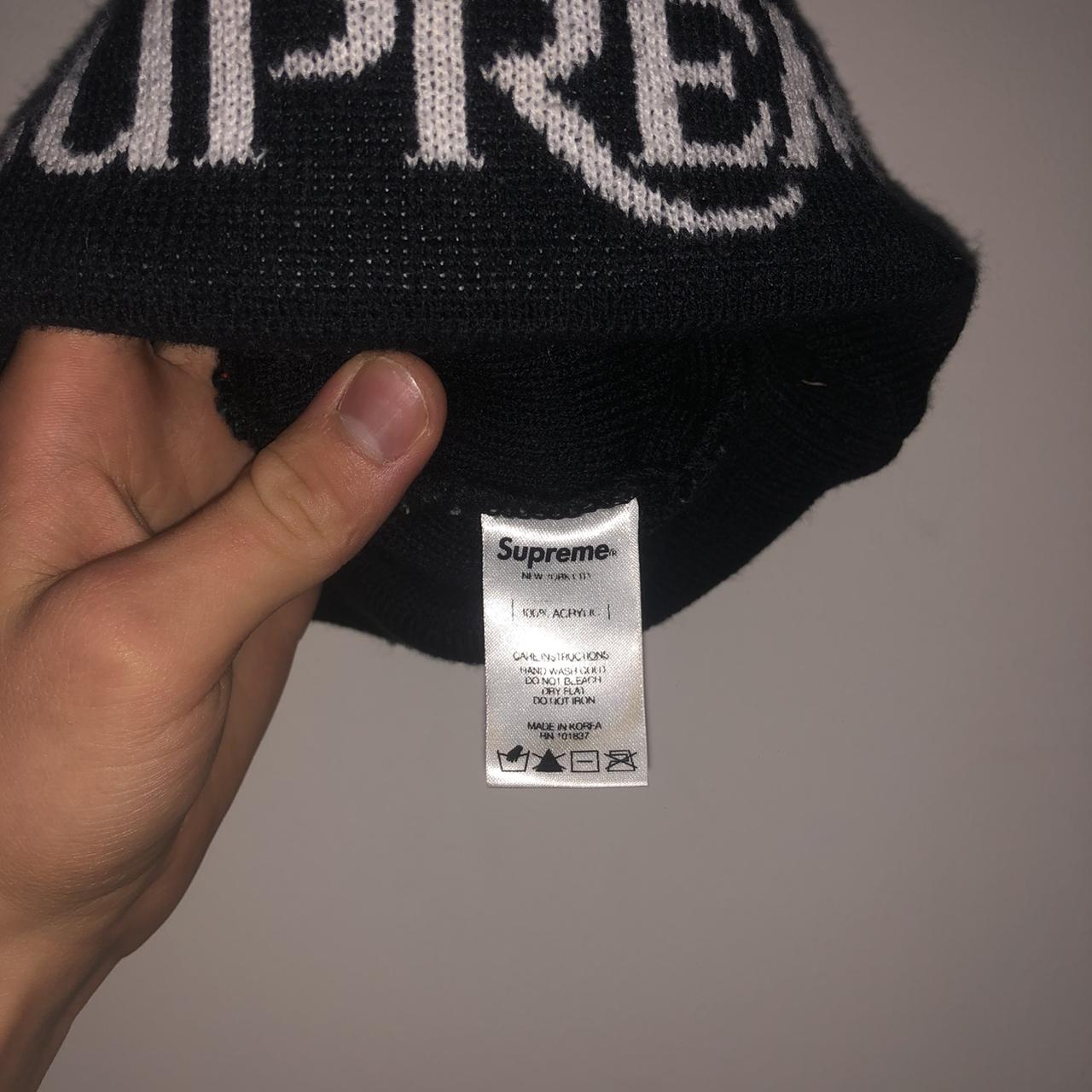 RED SUPREME USA BEANIE ✿no flaws ✿FREE TRACKED US - Depop