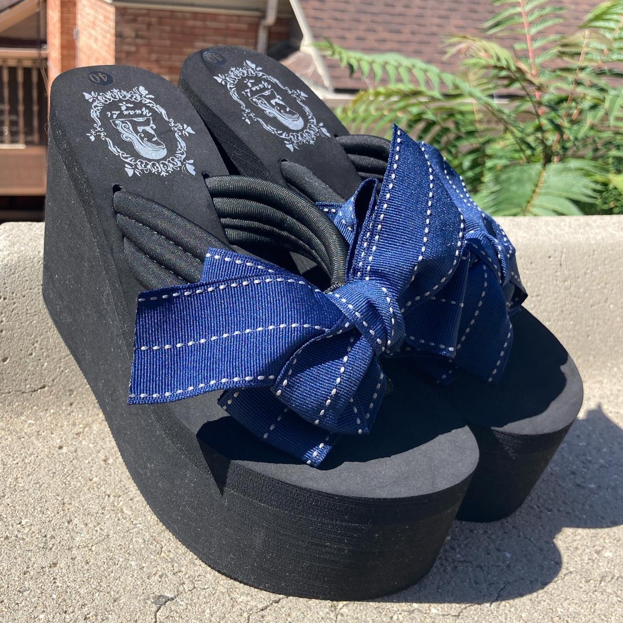 y2k platform flip flops