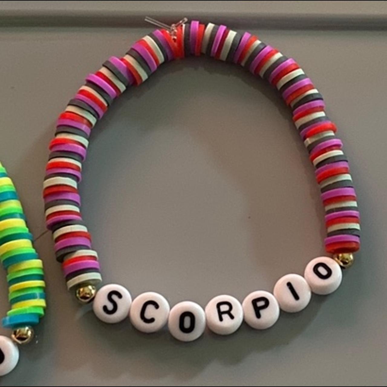 Scorpio ♏️ Heishi Bracelets Zodiac Sign bracelets... Depop