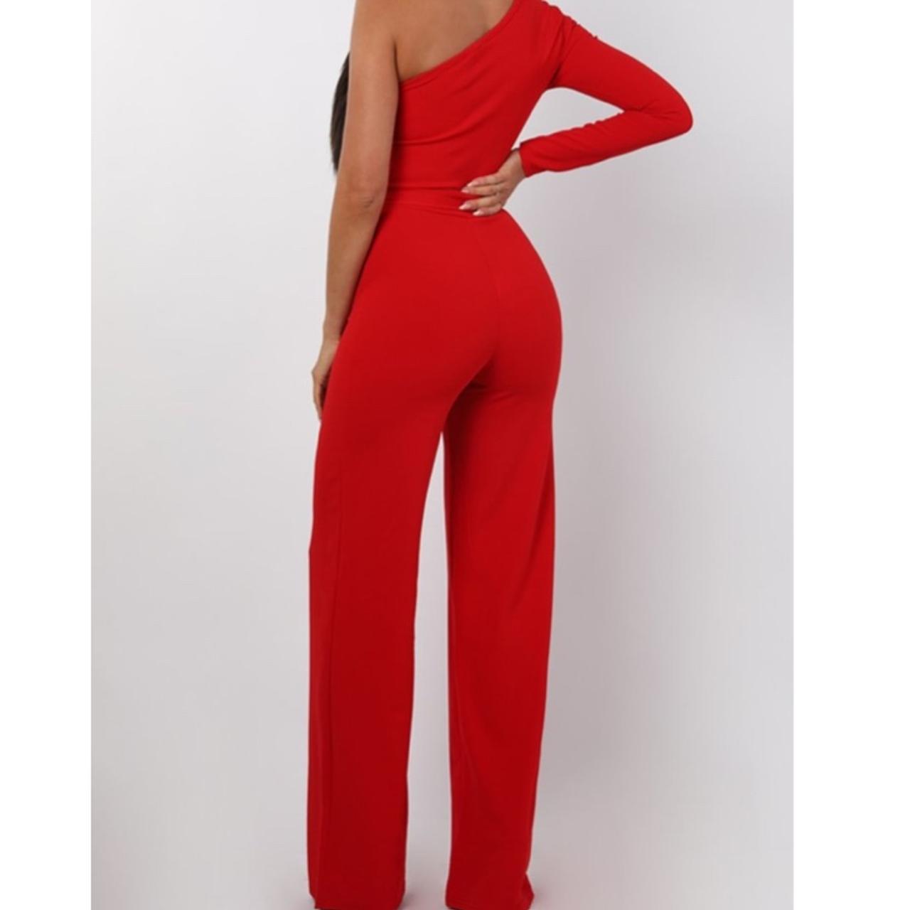 Topshop one best sale shoulder jumpsuit