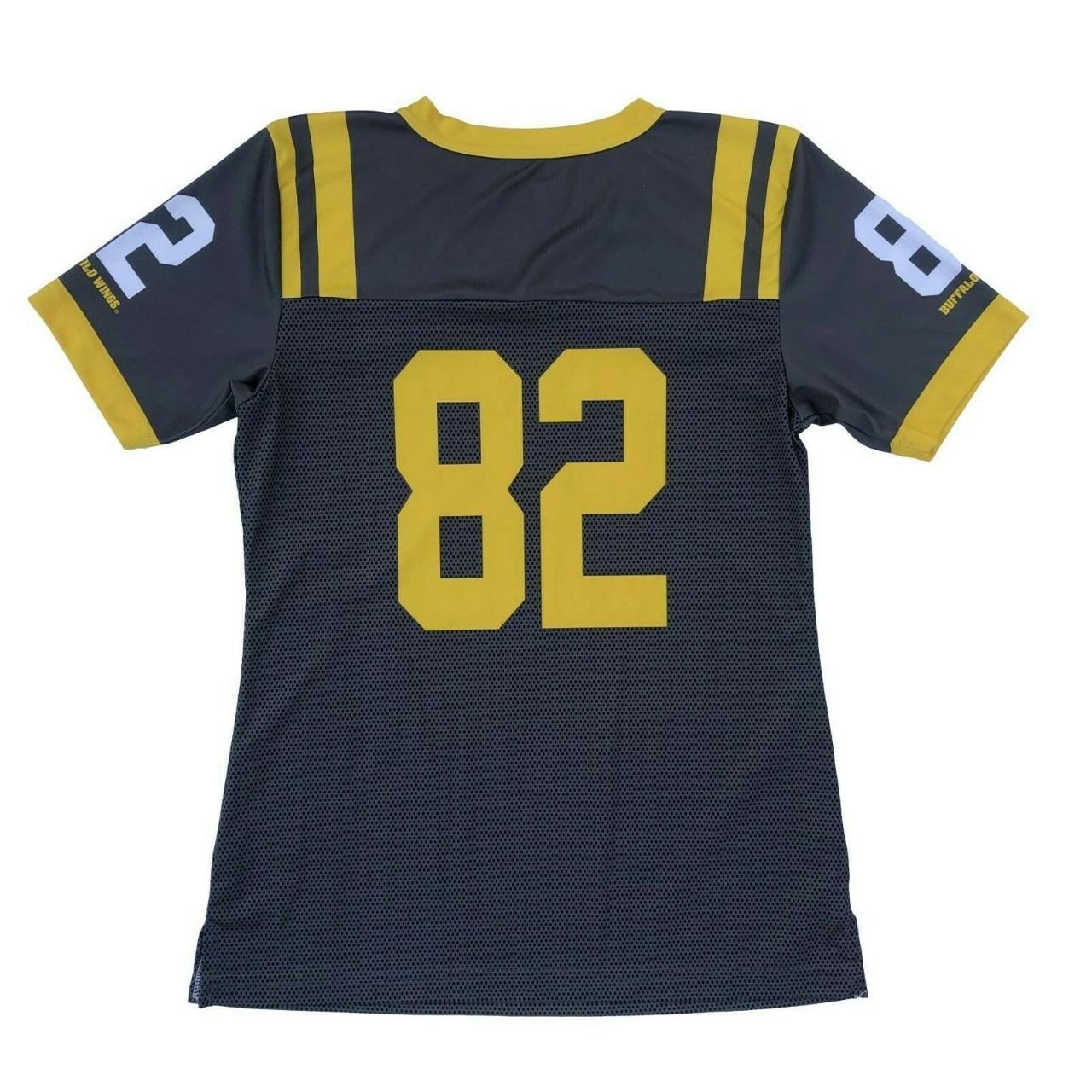 Buffalo Wild Wings Gray S Jersey Uniform Top Shirt | Depop
