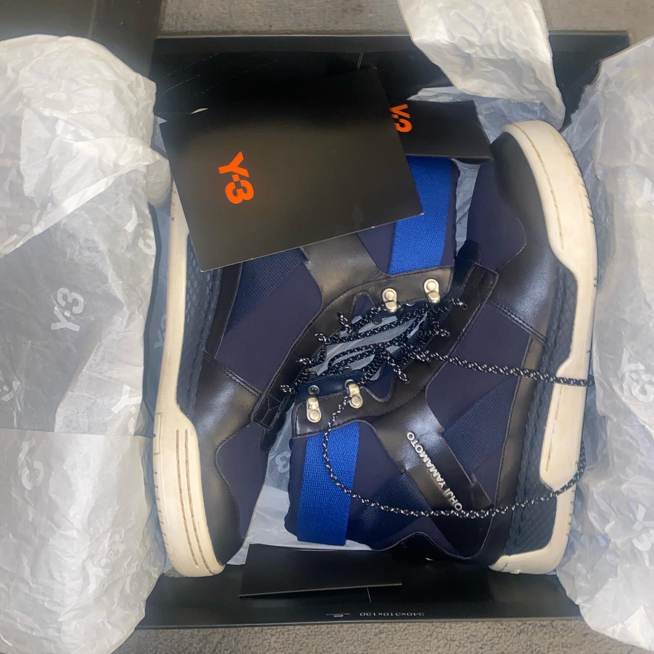 Y3 hot sale blue trainers