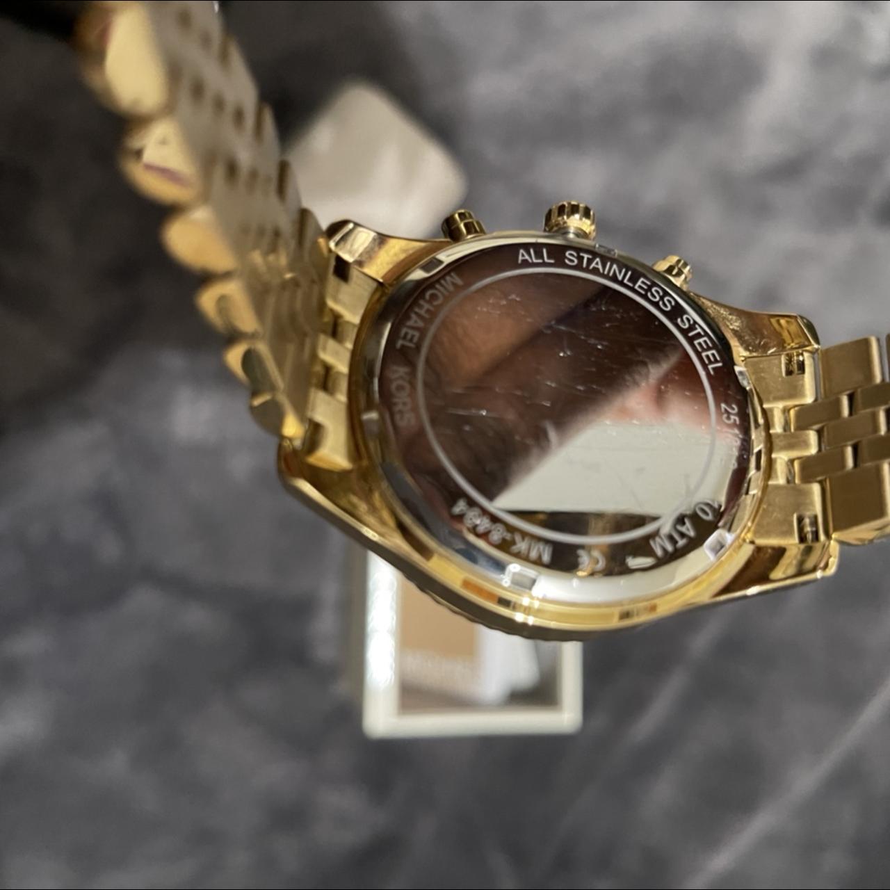 Michael Kors Camille Crystal Encrusted Gold Ionplated Ladies Watch MK   The Watches Men  CO